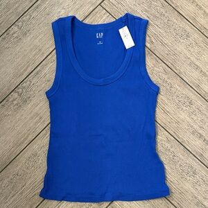 GAP Women's Vibrant Blue Tank Top